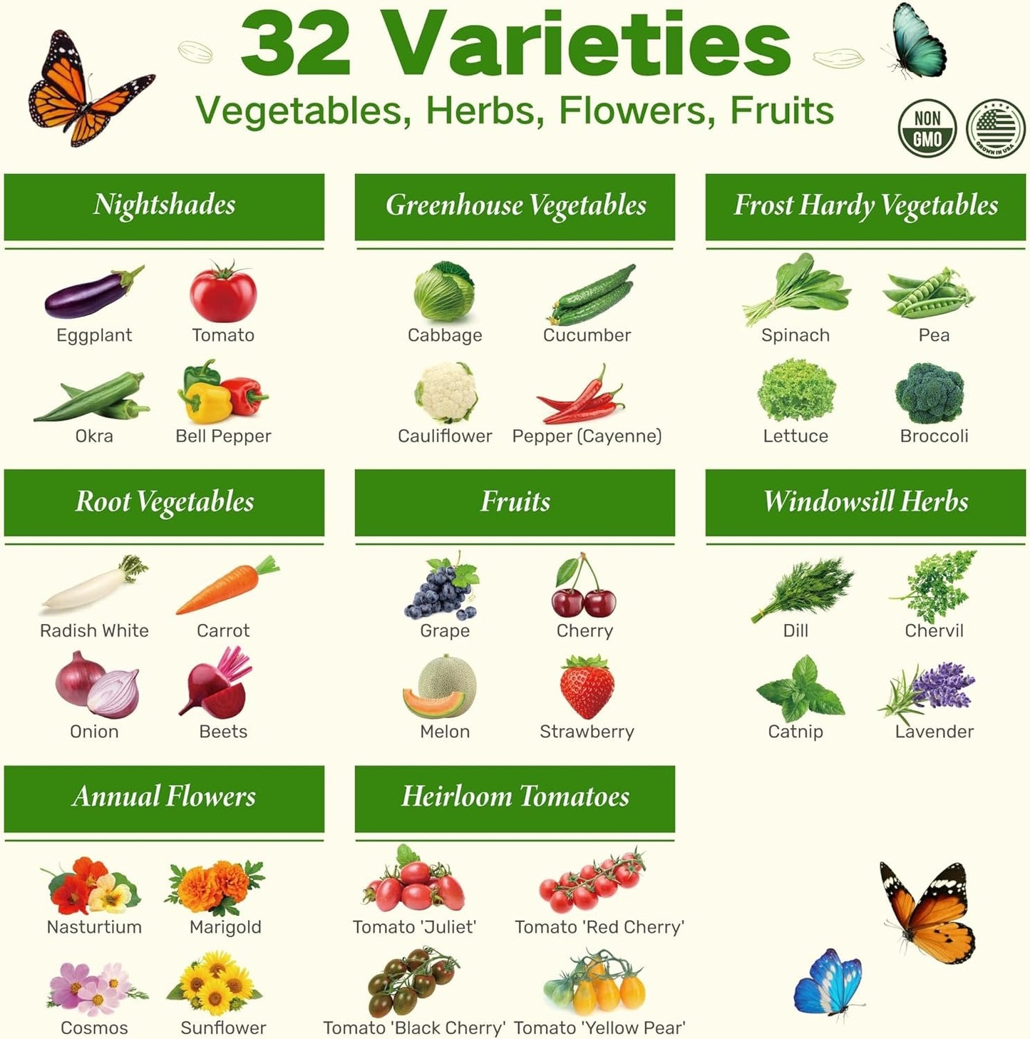 Complete Companion Plant Seed Bank