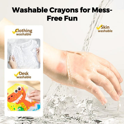 Extra-large, Silky-smooth Spinning Crayons – The Perfect Christmas Gift For Art-loving Kids.