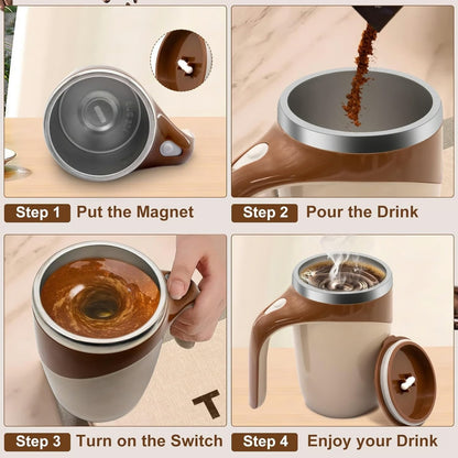 Automatic Stirring Coffee Mug