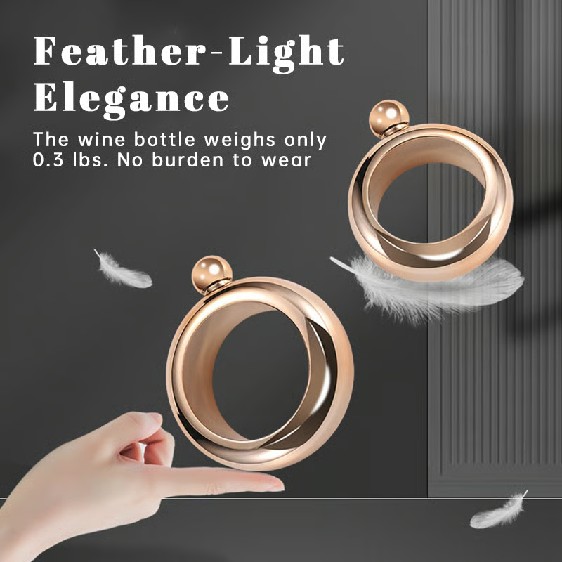 🍷Creative Stainless Steel Bracelet Wine Bottle