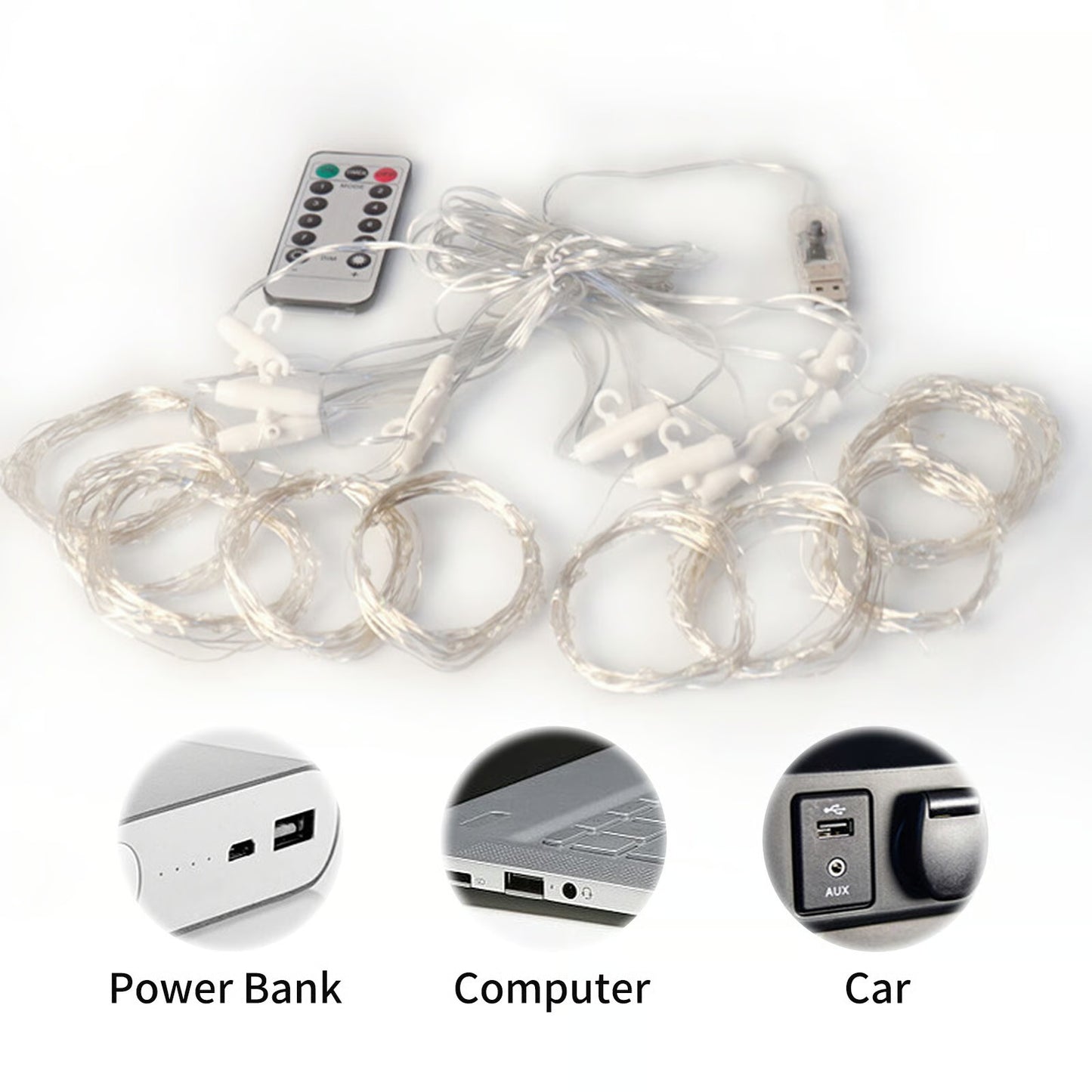 🎄Holiday Pre-Sale Save 49%🔥Fairy Curtain Hanging String Lights