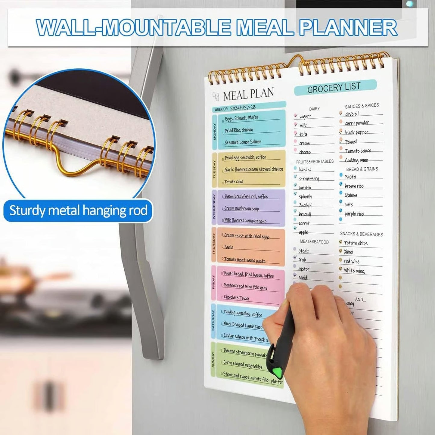 💕Meal Planner Notebook