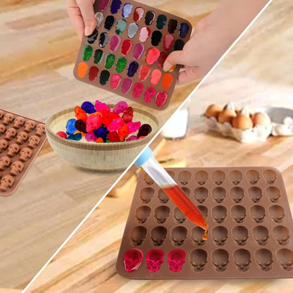 Mini Skull Silicone Molds