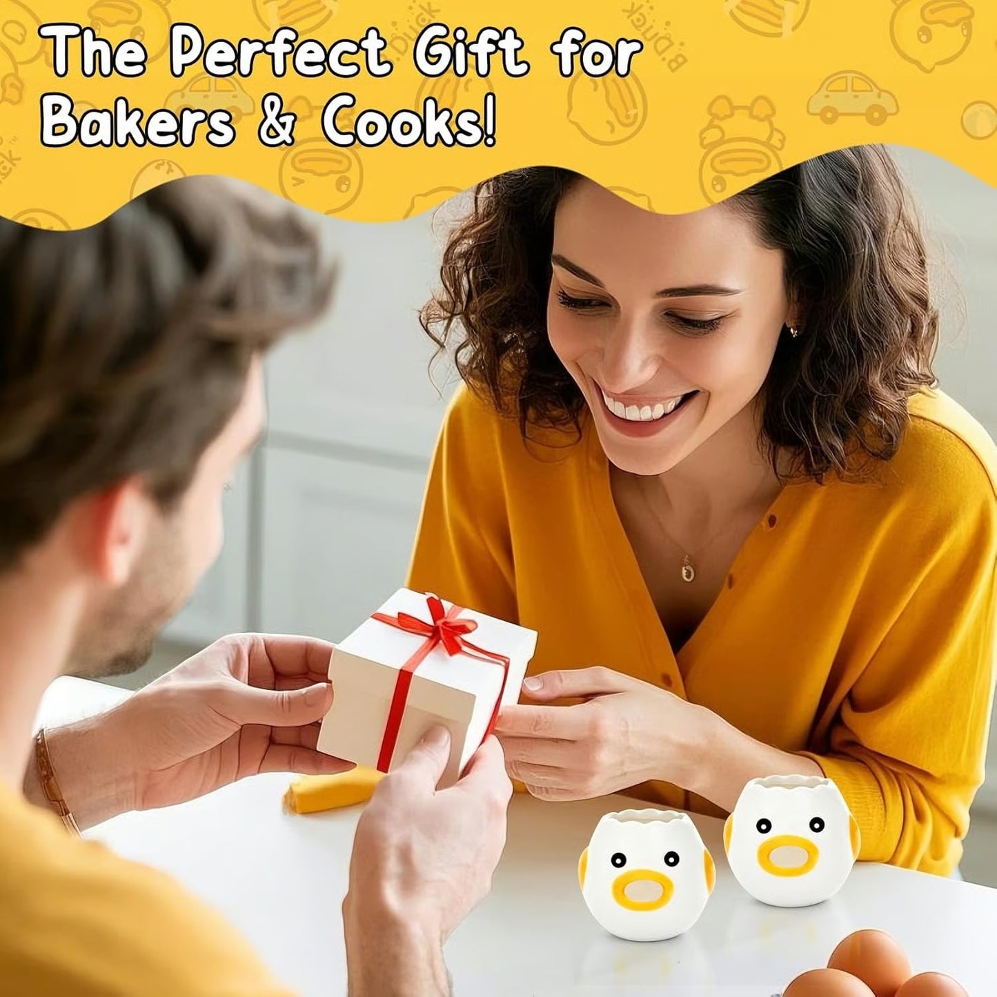 Ceramic Cute Egg Separator
