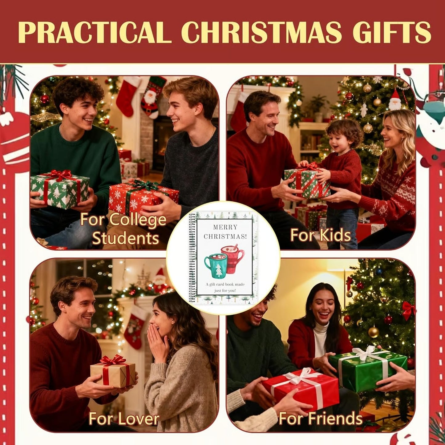 Christmas Gifts Card Books