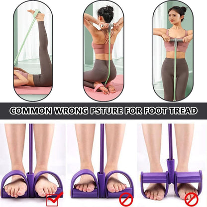 Waist-slimming and Belly-reducing Foot Pedal Resistance Band