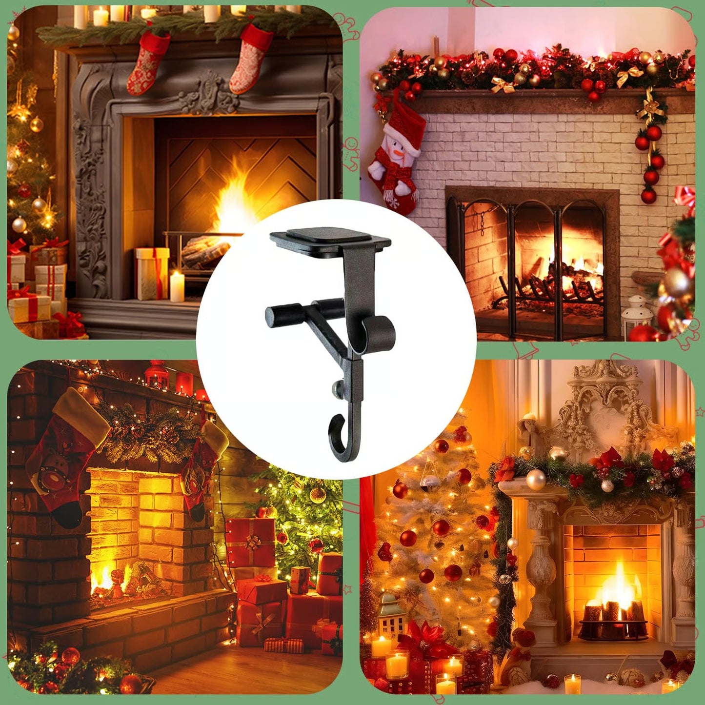 Adjustable No Drilling Hangers of Heavy Duty Hooks