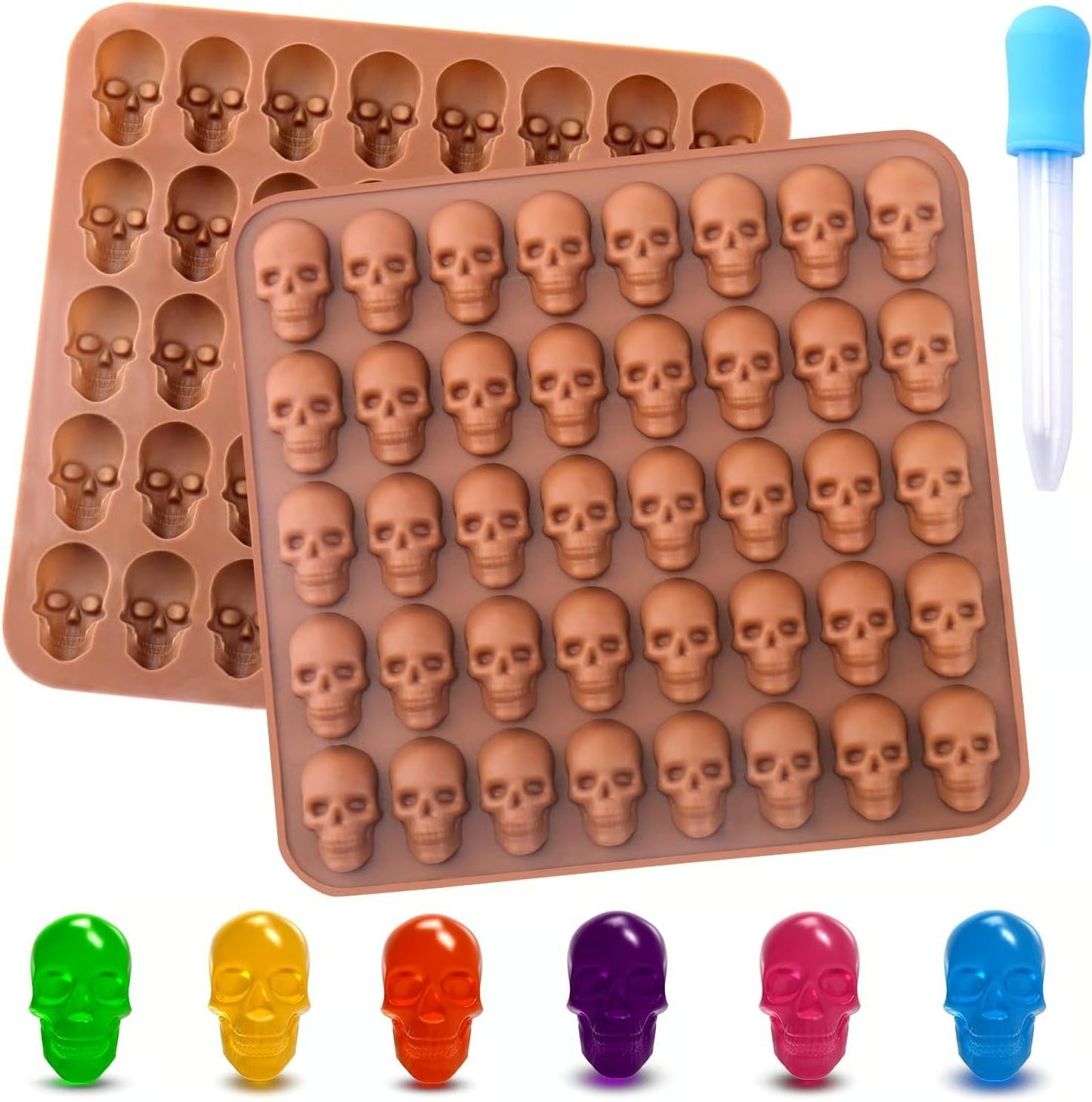 Mini Skull Silicone Molds
