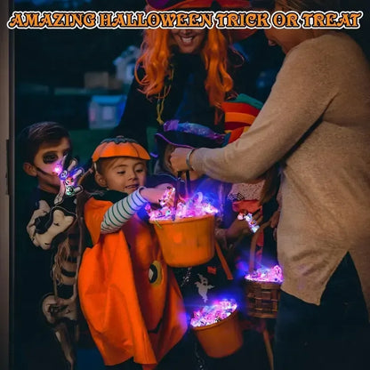 Halloween glow-in-the-dark rings（50 Pcs)