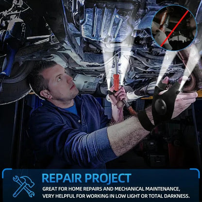 🔥🔥Hands-Free LED Half Finger Gloves