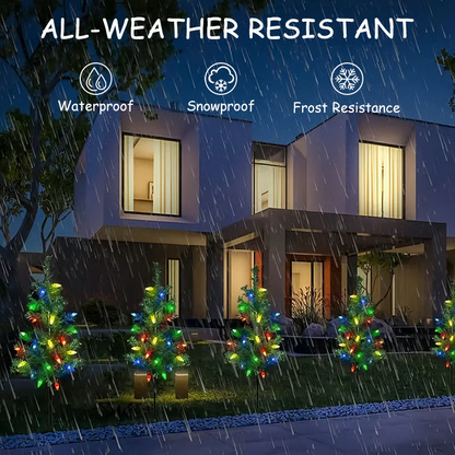 Solar Christmas Tree Light