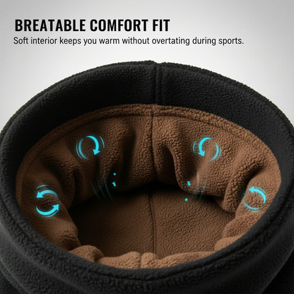 Outdoor Winter Warm Hat Neckband Integrated