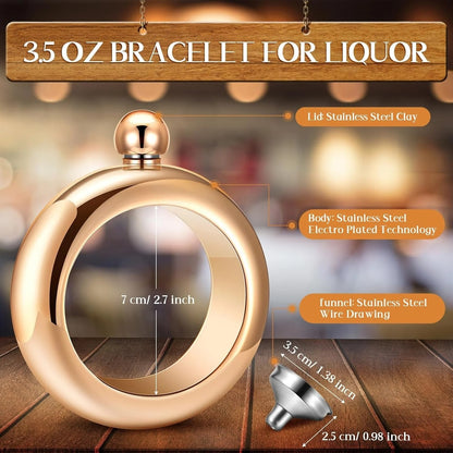 🍷Creative Stainless Steel Bracelet Wine Bottle