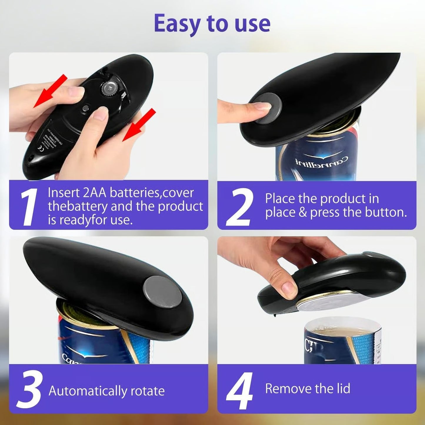 One Touch Electric Can Opener