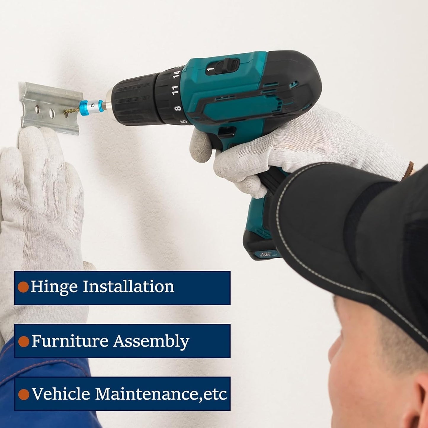 Anti-slip Screwdriver Bit Magnetic Ring