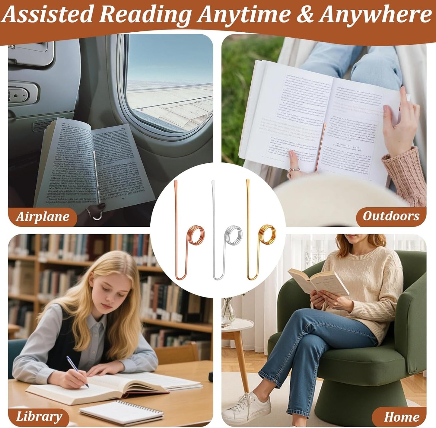 📖Book Holder Ring Bookmark