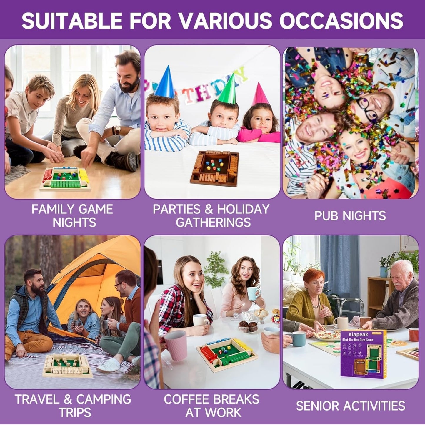 Digital Flip Four-Sided Board Game