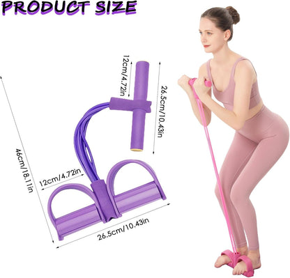 Waist-slimming and Belly-reducing Foot Pedal Resistance Band