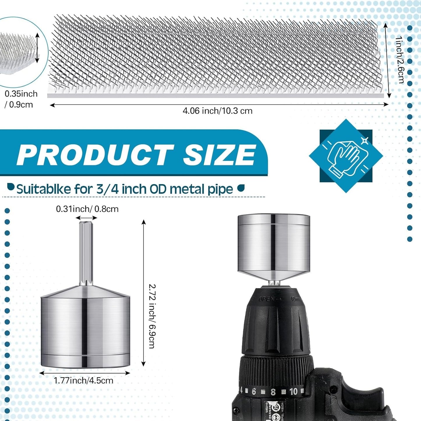 Metal Copper Pipe Cleaner