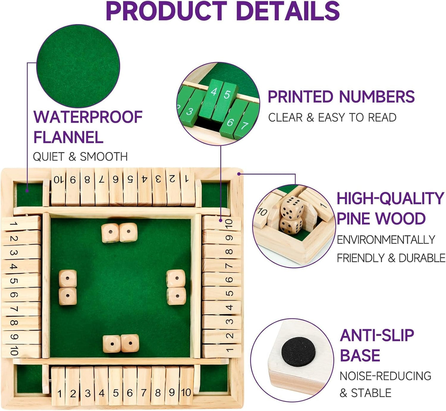 Digital Flip Four-Sided Board Game