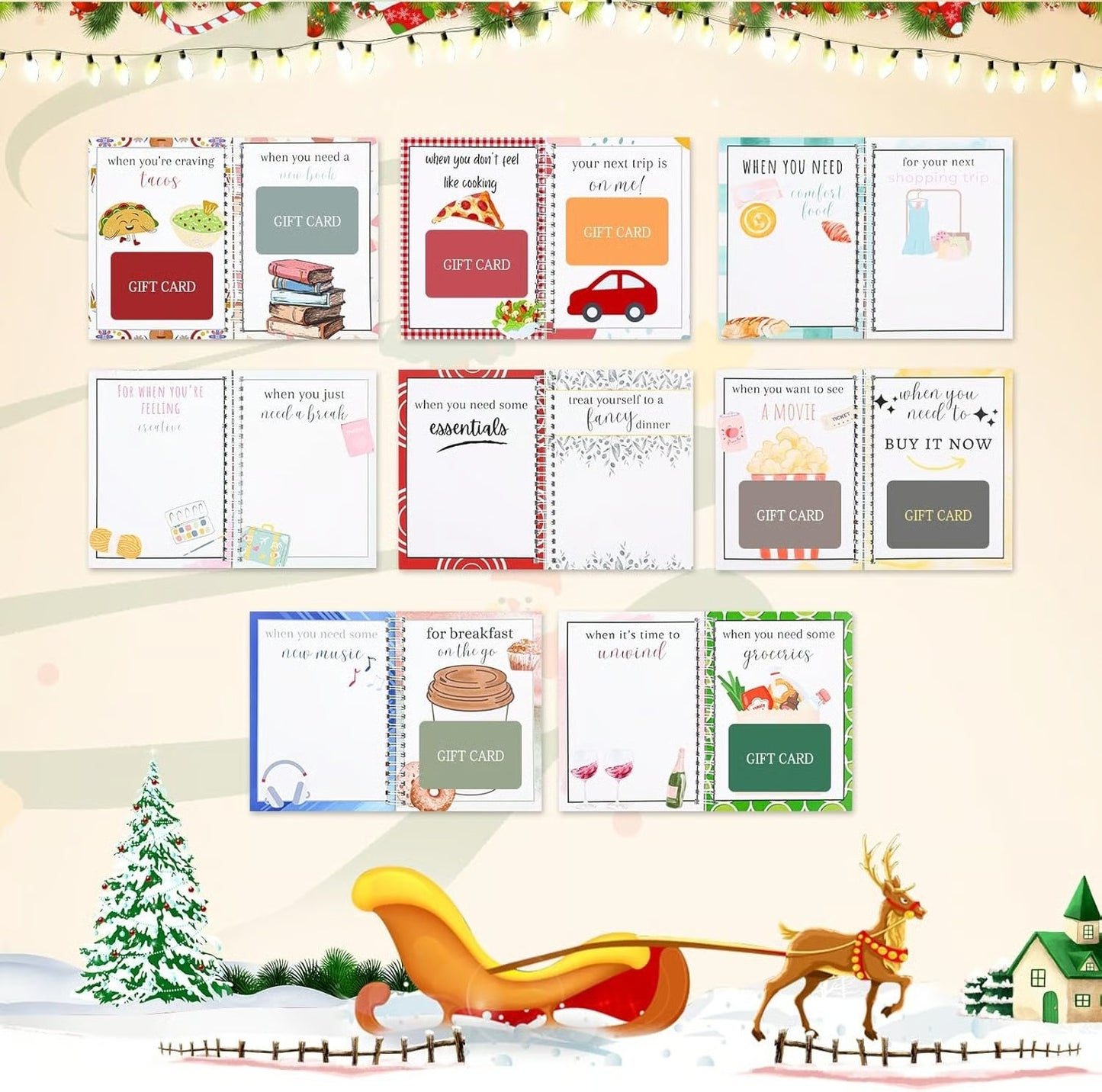 Christmas Gifts Card Books