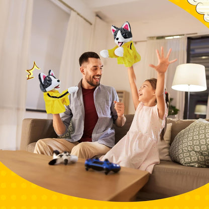 Husky Boxing Dog Gloves Performance Puppet