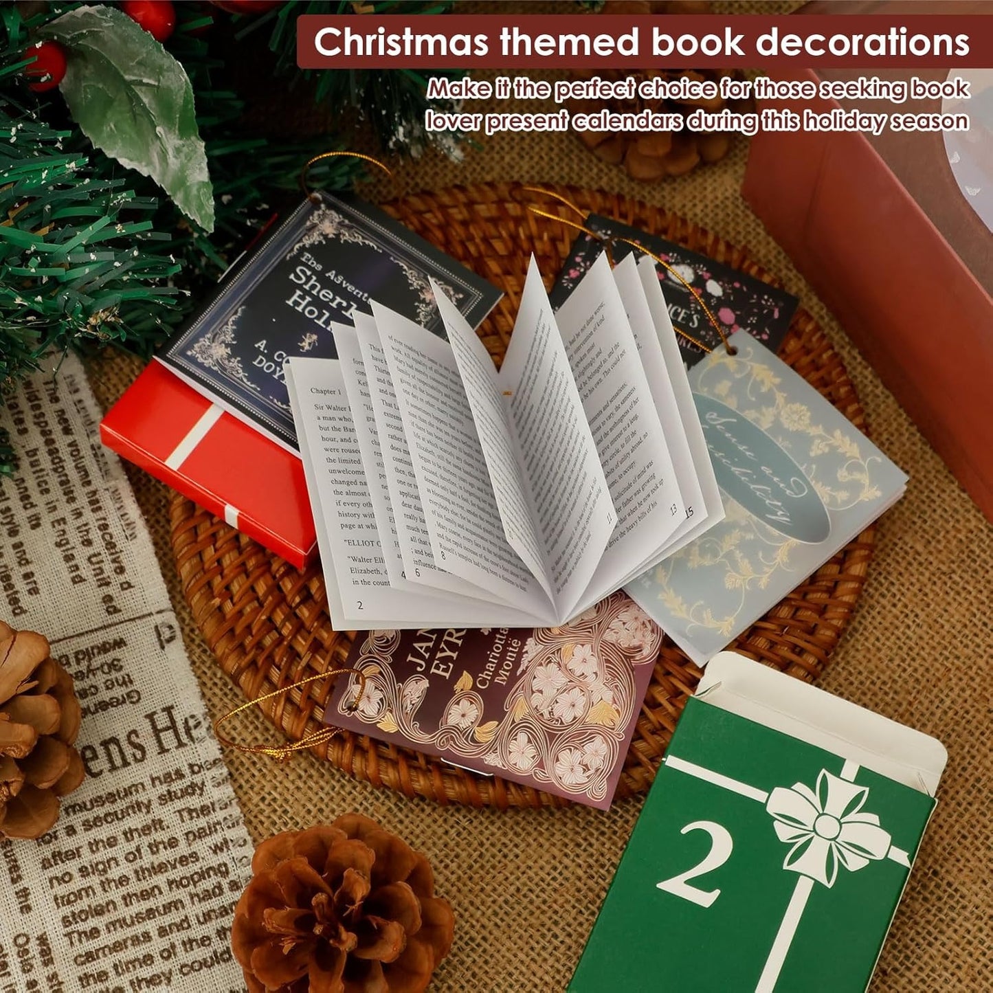 Mini Book Ornament Advent