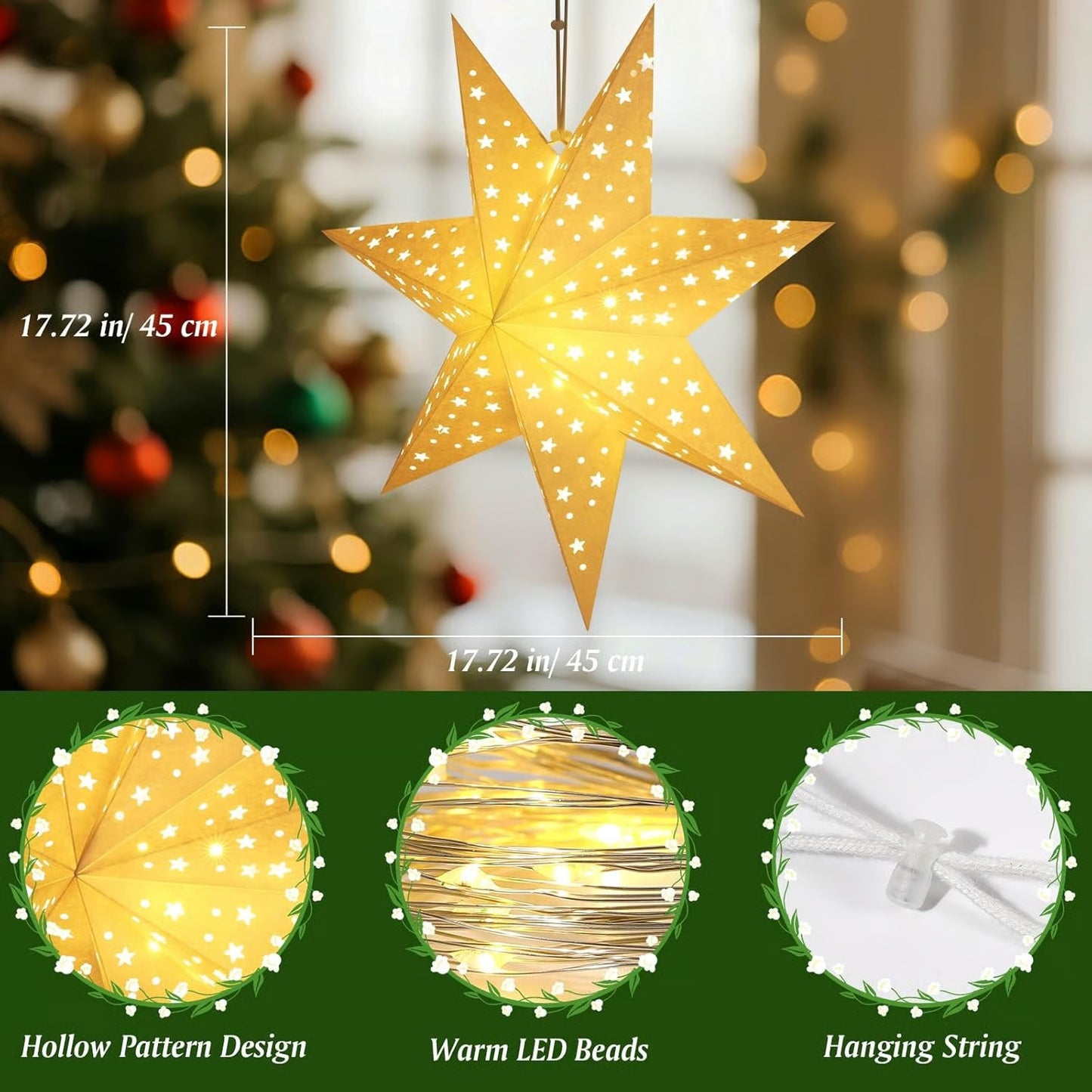 Black Friday Big Promotion Save 49%🔥Christmas Paper Star Lantern