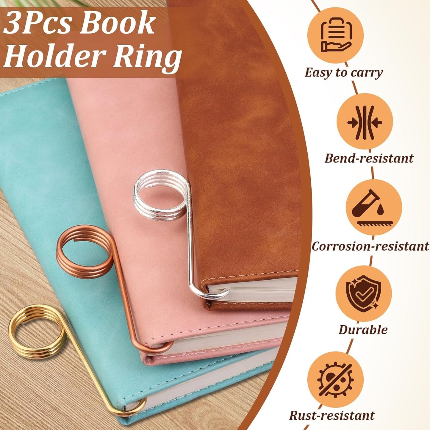 📖Book Holder Ring Bookmark