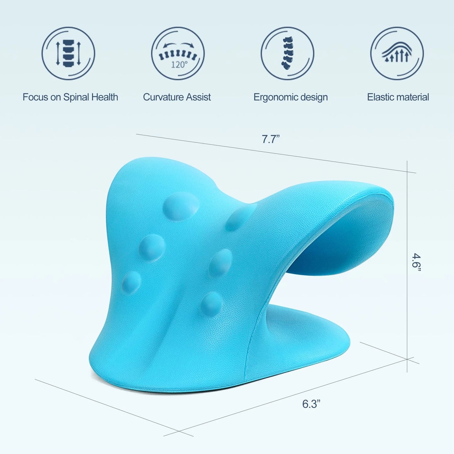 C-Shaped Pillow Cervical Massager