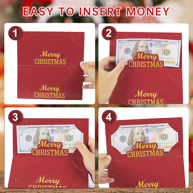 🎄 2025 New Creative Christmas Cash Surprise Envelope