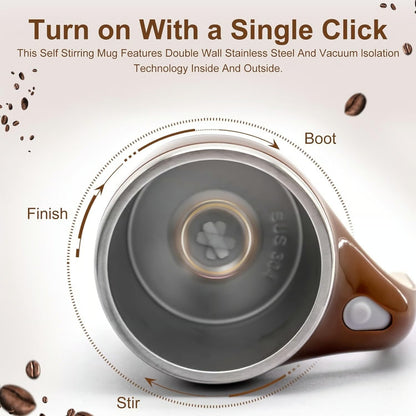 Automatic Stirring Coffee Mug