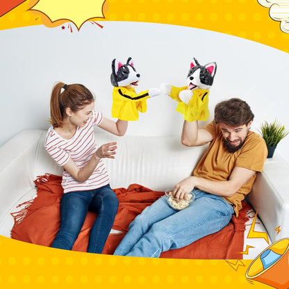 Husky Boxing Dog Gloves Performance Puppet