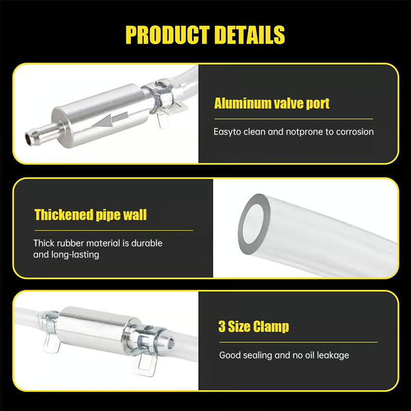 One-Way Check Valve Brake Bleeder Hose