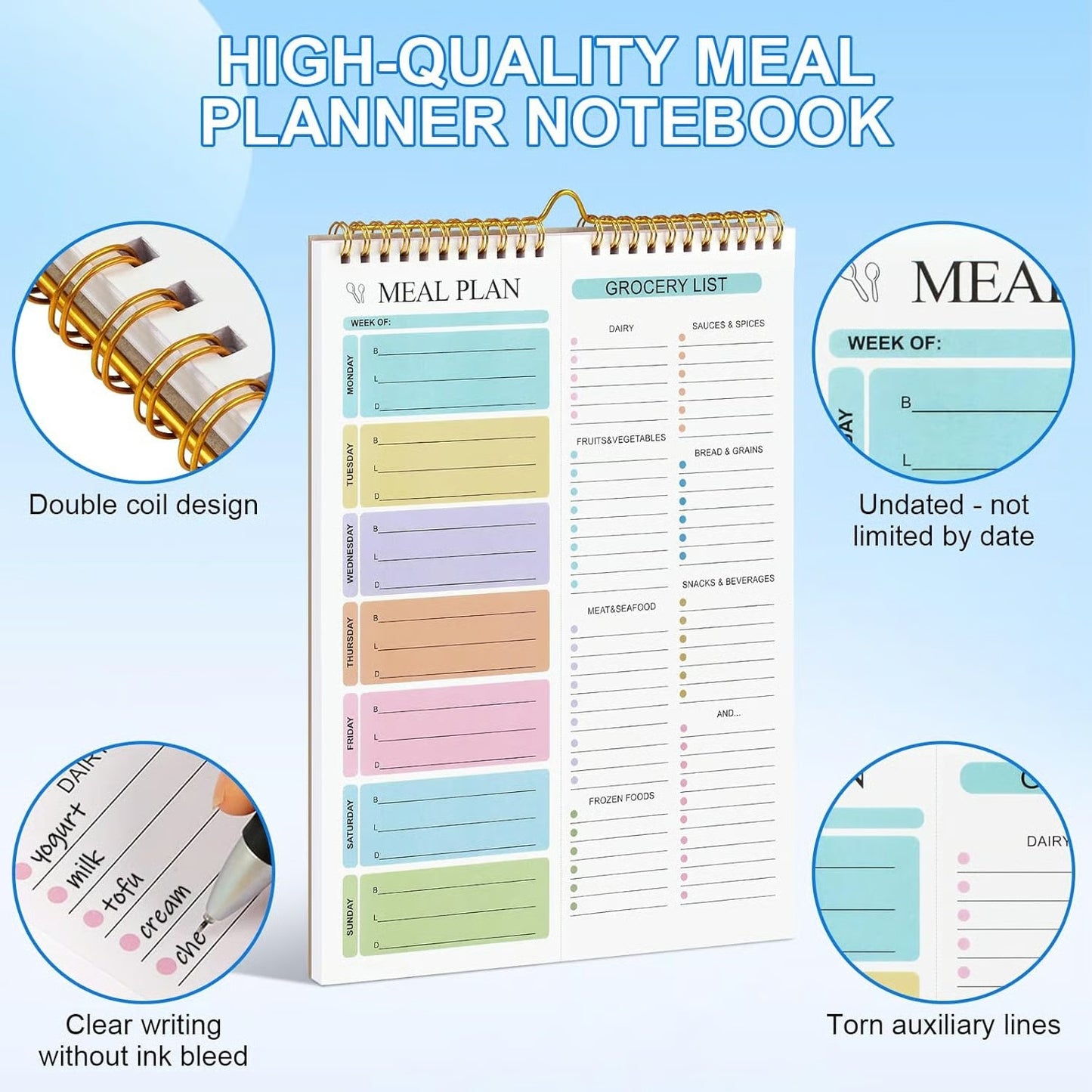 💕Meal Planner Notebook