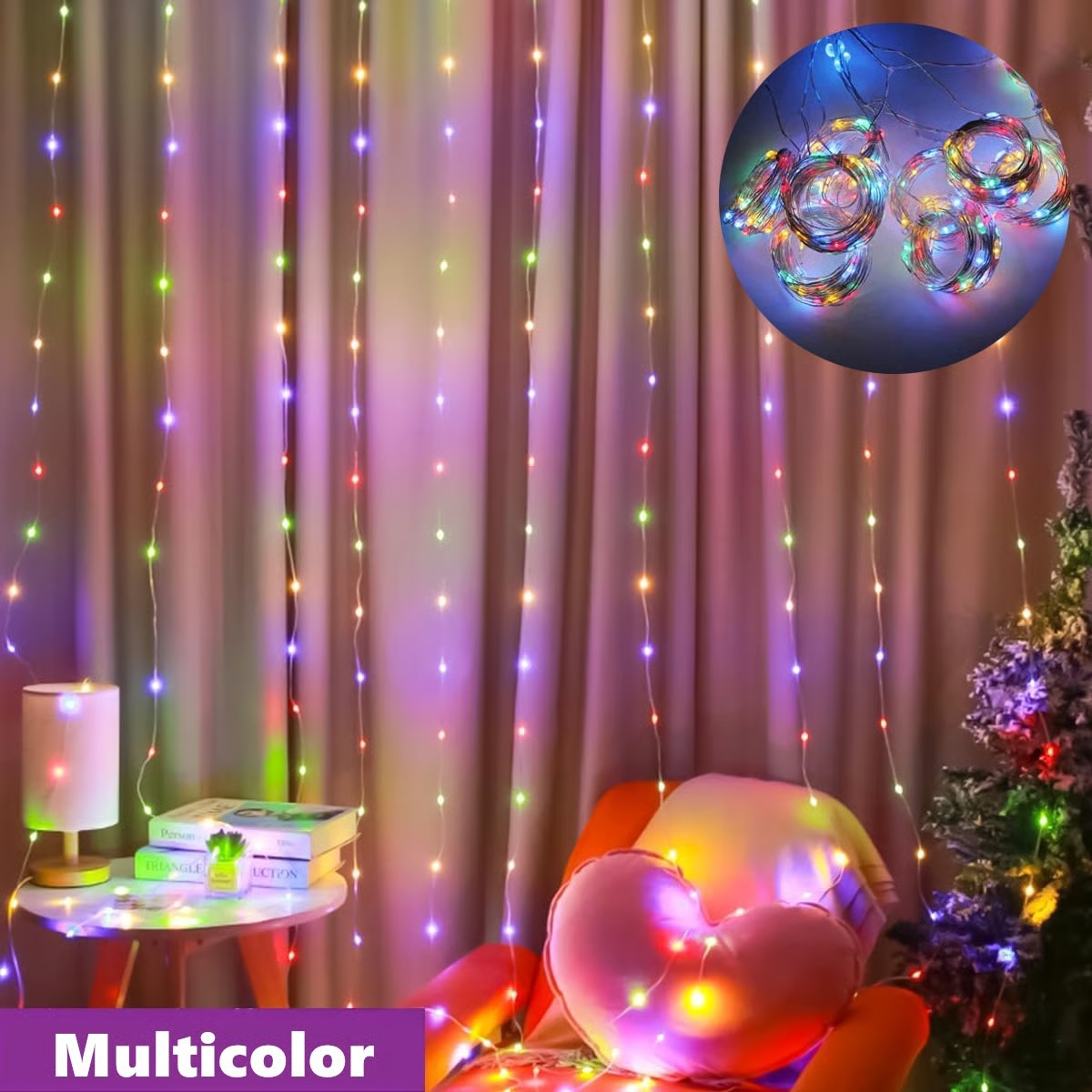 🎄Holiday Pre-Sale Save 49%🔥Fairy Curtain Hanging String Lights