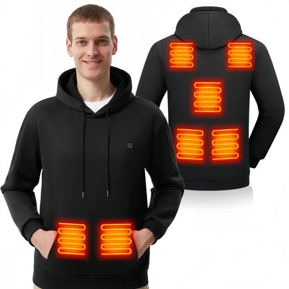 Electric Heating Sweatshirt with Fleece Lining
