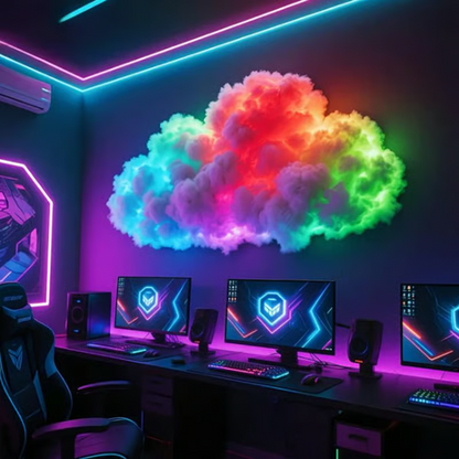 ✨🌩️ DIY Thundercloud LED Light – USB Powered Mood Decor