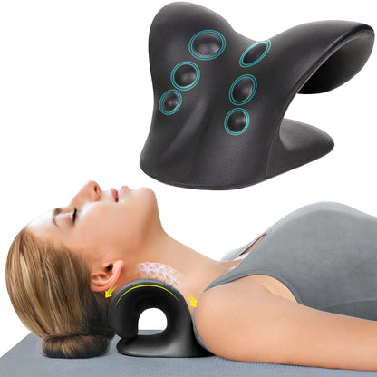 C-Shaped Pillow Cervical Massager