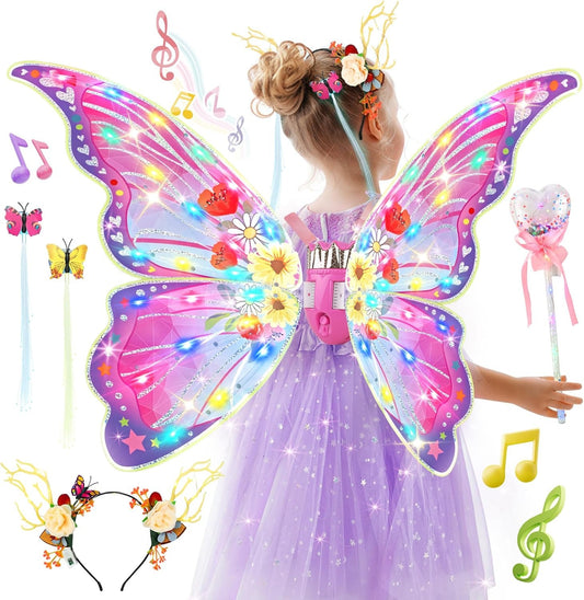 Electric Light-up Butterfly Wings For Christmas Gifts For Children and Pets