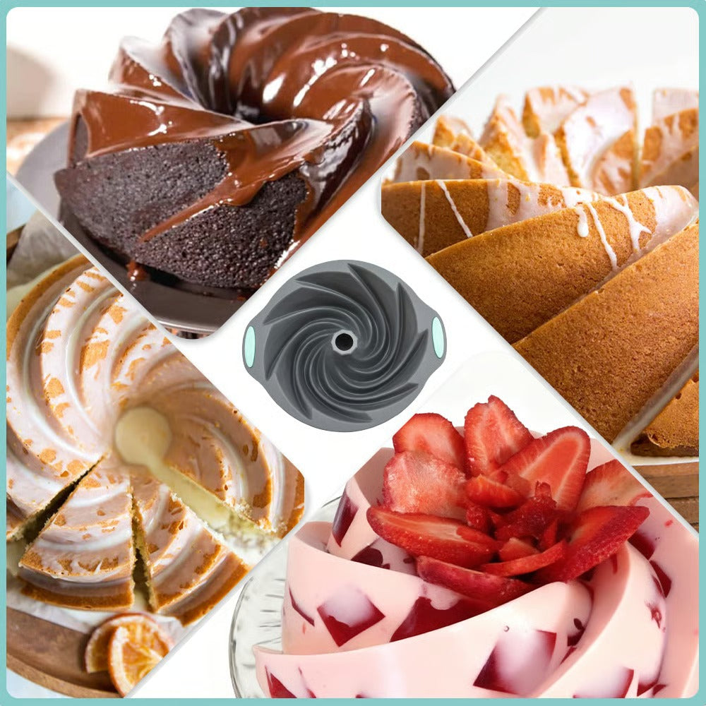 Silicone Fluted Cake Pans