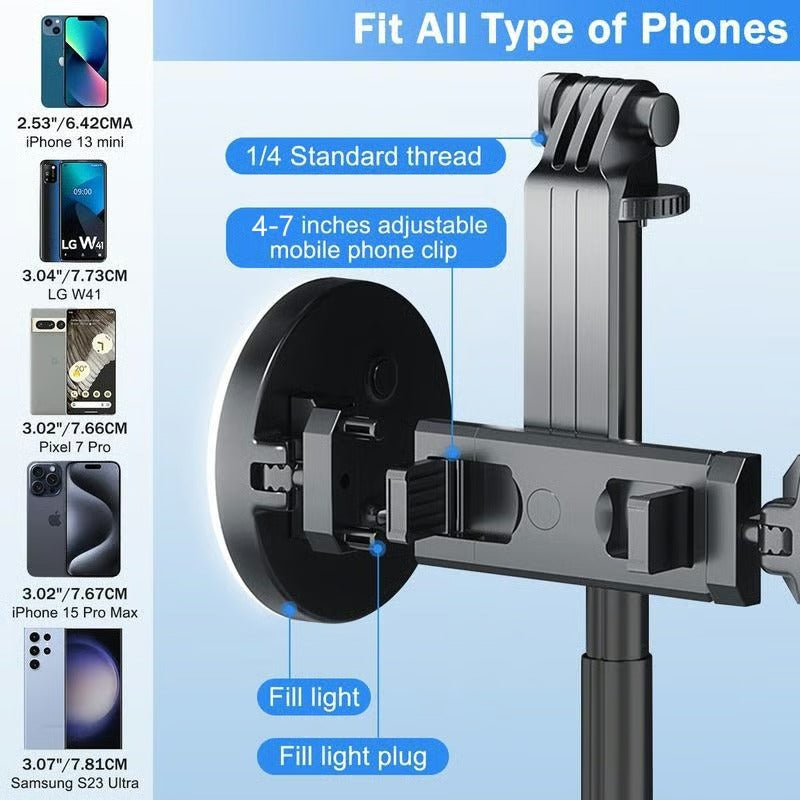 Multi-purpose Upgraded Phone Extendable Selfie Stick & Tripod