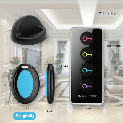 Key Finder With 4 Counts Signal Receiver