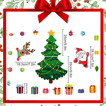 Reusable Christmas Magnetic Decals