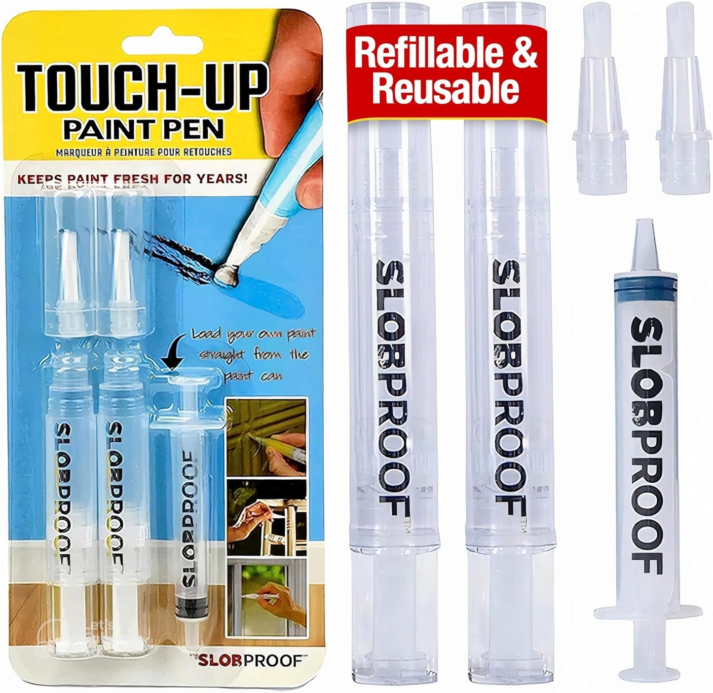 Slobproof Refillable Touch-Up Paint Pen