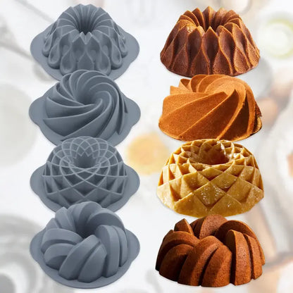 Silicone Fluted Cake Pans