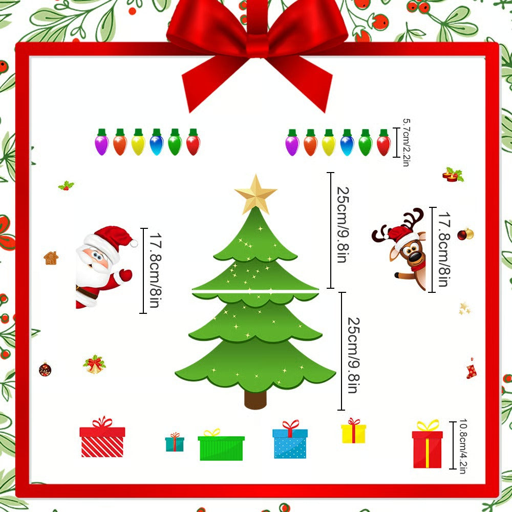 Reusable Christmas Magnetic Decals