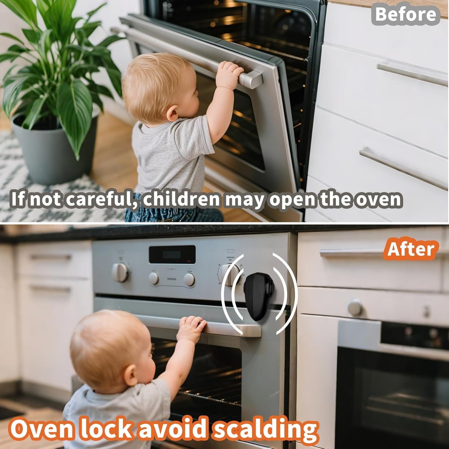 Oven Lock to Prevent Baby From Scalding