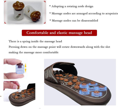 Acupoint Magnetic Therapy Spring Massage Shoes