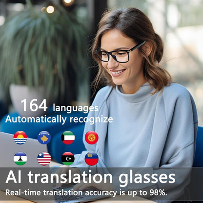 AI Interpretation Smart Glasses with 160 Languages